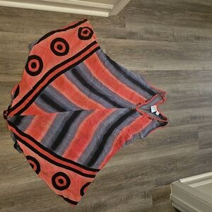 India Boutique Red and Black A-Line Dress